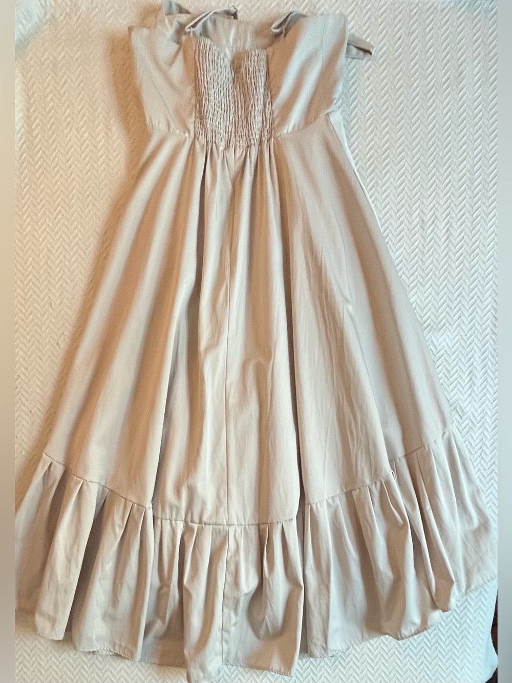 Mare Mare x Anthropologie Corset Top High Low Dress - Picture 12 of 13
